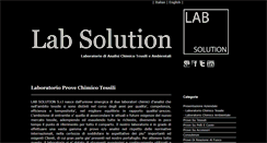 Desktop Screenshot of lab-solution.it